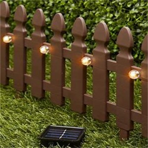 Factory Supply Plastic Picket Fencing -
 PVC double face plastic garden fence – Marlene