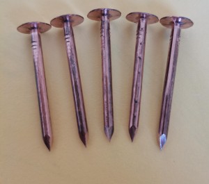 Renewable Design for Copper Tack Nails -
 copper nails, roofing   – Marlene